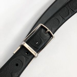 Coach Signature Leather Belt